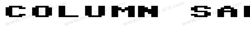 COLUMN SANS W04 Light Italic字体转换